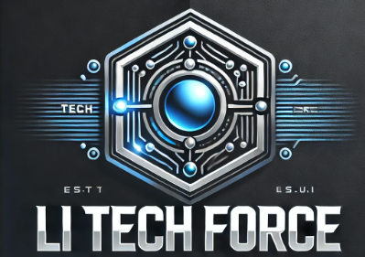The LI Tech Force logo showcases a contemporary design, symbolizing cutting-edge technology and forward-thinking solutions.